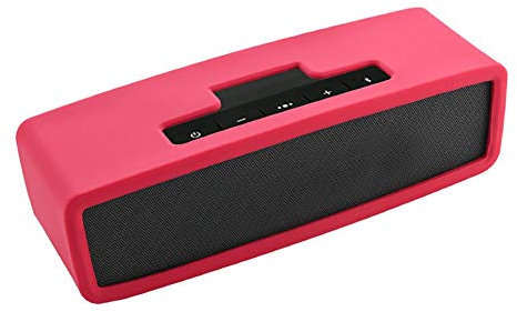 Coque de protection souple en silicone pour haut-parleur Bose Soundlink Mini I/II - Rouge