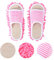 EXCEART 1 par de Zapatillas para Limpiar El Polvo de La Casa para Hombres Y Mujeres Zapatillas para Limpiar El Suelo Zapatillas de Microfibra para Limpiar El Suelo Lavables Desmontables