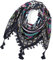 Sunnyuk Damen Winter Schal - Warm, Druck Loop Schal - Unisex, Grey, Lavender - Baumwollmischung - Ärmelschal - Fun-Sportarten, Skateboarding - XXL