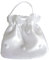 Zasvec Brautbeutel 1 Stück Brauttasche Weiße aus Satine Blume Brautjungfer Handtasche Brauthandtasche Drawschnellzug Clutch Bag Satin Tasche Handtasche Geldbeutel für Hochzeit Braut