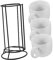 OHPHCALL Soporte Metálico 1 Juego Taza Té Taza Café Con Leche Juego Tazas Cerámica Tazas Antiguas Copa Bebidas Tazas Café Apilables Oficina Planchar Bandeja Almacenamiento Metal