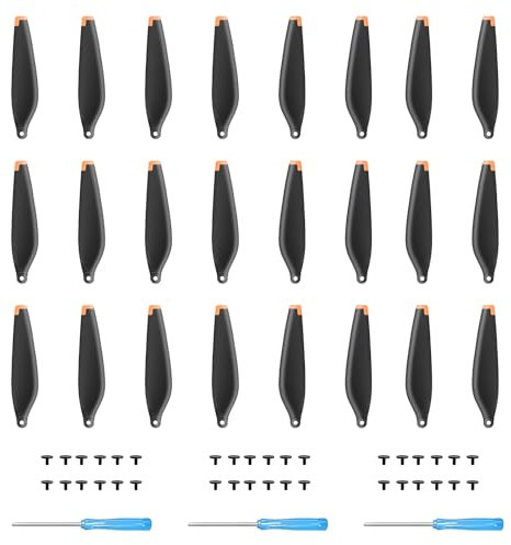 24Pcs Propeller für DJI Mini 4 Pro/Mini 3 Pro Ersatzpropeller Blätter Geräuscharm Flügel 6030F Luftschrauben DJI Mini 3 / 4 Pro Drohnenzubehör Exklusive Schrauben & Schraubendreher Orange