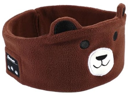 Yiiannda Kids Headphones Headband Wireless, Headband Earphones for Children Aged 7 Years and Above, with Thin Speakers & Super Soft Fleece Headband, Comfy Travel Accessories