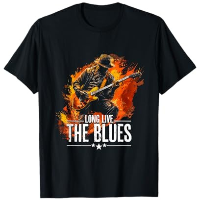 Blues Musik Gitarre für Gitarristen Vintage T-Shirt