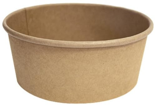 Bella Vita Ensaladera Kraft color habana de papel 15 x 4,7 cm 500 ml 50 unidades