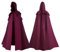 Rrongwn Unisex Umhang Mit Kapuze Halloween Umhang Für Erwachsene Cosplay Vampir Kostüm Renaissance Kapuzenumhang Mittelalter Kleidung Hexenmantel Halloween Kostüm