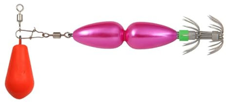 Nhujevkom Tintenfisch -Jigs Fischereiköder, Tintenfisch -Jig -Köder - Salzwasser Tintenfisch Tintenfischfischköder Köder | Neuheit des Angelns Ausrüstung Sprengköder für Großväter, Freunde, Teenager