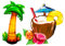 ParPix 2 Stk Hawaii Deko Kokosnuss Palme Folienballon,XXL Stehender Kokosnussbaum Luftballon,Hawaii Party Deko Folienballon,Sommer Deko Folienballons,Hawaiianische Helium Ballon für Sommer Beach Party