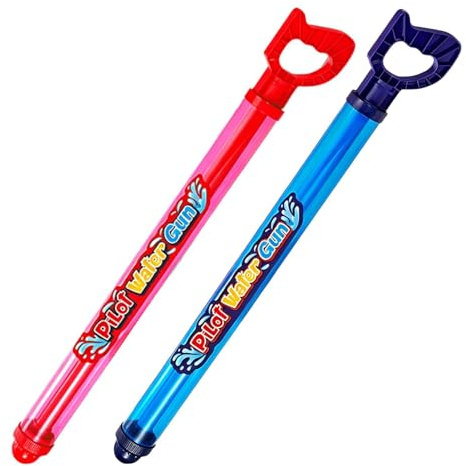 2er-Pack Jumbo-Wasserspritzer – 360°-Feuerwerk, Blütenspray-Einweichspielzeug | 60 cm ausziehbare Hochdruck-Wasserpistole für Kinder und Erwachsene, Sommergarten-Pool-Strandspaß