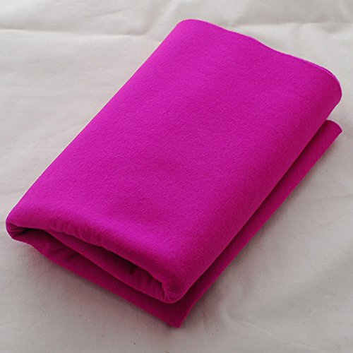 100% Pure Wool Felt Fabric - 1mm Thick - Garden Rose Pink - 40cm x 50cm