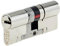 Yale Euro Cylindre de serrure de porte comme Platinum TS007 3 * étoiles, Bright Nickel, 35(INT) 45(EXT) (80mm)