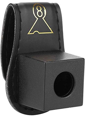 Dwawoo Pool Queue Kreidehalter, Magnet Snooker Pool Queue Billard Kreidehalter mit Gürtelclip Tragbare Fix Queue Kreidetasche