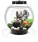 biOrb Klassisches Aquarium aus Acryl mit mehrfarbigen, ferngesteuerten LED-Lichtern, modernes Aquarium für Tischdekoration oder Desktop, Schwarz, 15-Liter-Fassungsvermögen