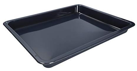 LUTH Premium Profi Parts Backblech hoch Fettpfanne emailliert kompatibel mit AEG 3870288200 426x360x42mm für Backofen Herd