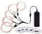 Cable EL, luces de neón portátiles EL alambre 5 en 1 metro, cable electroluminiscente MaxLax para decoración de Halloween, fiesta de Navidad, luz negra, decoración de bricolaje (blanco)