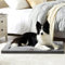 WESTERN HOME Hundekissen Mittelgroße Hunde Waschbar Hundebett Hundematte Schlafplätze & möbel für Hunde grau 90.2X59.7X3cm