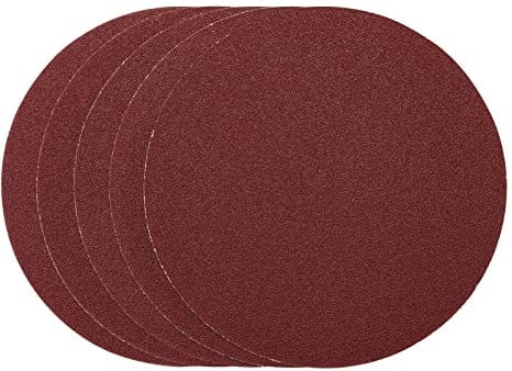 Draper 63531 Sanding Discs, 305mm, 40 Grit, PSA (Pack of 5), Red, One Size