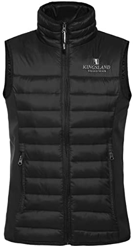Kingsland Gilet da equitazione classico, nero