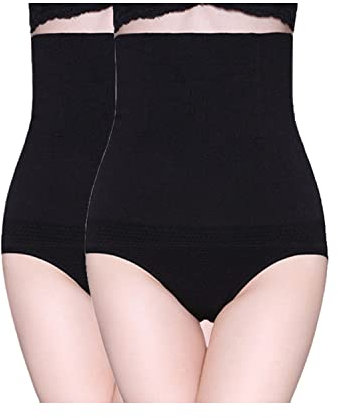 Libella Damen figurenformend Miederslip Miederpant mit Bauch-Weg-Effekt 3608 Multipack Schwarz+Schwarz XL/XXL