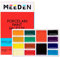 MEEDEN 14-Well Ceramic Watercolor Paint Palette, Porcelain Watercolor Painting Palette Ceramic Mixing Tray for Painters & Artists, Ideal for Watercolor, Acrylic & Oil Painting