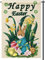 Easter Garden Flag, 45 x 30 cm Doppelseitig Ostern Flagge Ostern Deko Outdoor Osterhaus Flagge für die Außendekoration