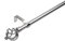 Lister Cartwright 19 mm Extendable Metal Curtain Poles, Chrome (Cage Finials, 210-320 cm)