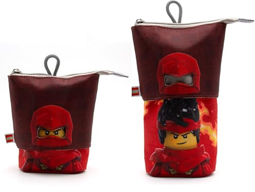 IQ LEGO Ninjago Pop-Up-Federmäppchen – Kai (53460) | Erweiterbar, Schulbedarf, Reißverschluss