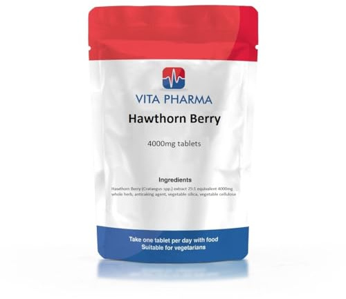 VITA PHARMA Hawthorn Berry 4000mg 120 Tablets