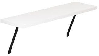 moebel17 Heizkörperregal Adin Regal Wandregal Holzregal Hängeregal, ohne Bohren Wandboard Regal für Heizkörper, Holz, Weiß, eckig, 60 x 21,5 x 18 cm 92420