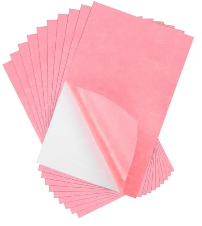 QUARKZMAN Fogli di Feltro Adesivo, Feltro per Artigianato Retro Feltro Adesivo 11,8 x 7,9Pelare e Installare Rosa Brillante per Progetti di Cucito Fai Da Te 10pz