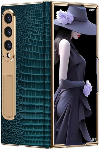 Funda para Samsung Galaxy Z Fold 4 para Samsung Z Fold4 Carcasa de Telefono con Pantalla Plegable. Estuche de Teléfono Móvil de Cuero