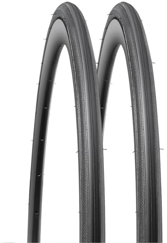 YunSCM 2-PCS 700C Pneu de vélo de course 700x23C/23-622 Compatible avec 700x21C 700x22C 700x23C 700x24C 700x25C Pneus de vélo et chambres à air
