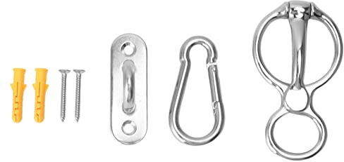 Horse Tie Rings Stainless Steel Half Round Rings Horse Training Equipment Safe Horse Accessories for Pulling Back