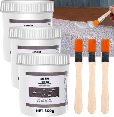Sellador Invisible Impermeable, Pegamento Impermeable Rhinostrong, Agente Aislante Transparente, Sellador Aislante Impermeable, Waterproof Anti-Leakage Agent Para Interior y Exterior Grietas (3 PCS)