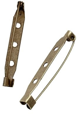 NUOBESTY 200 Broches De Sécurité Métalliques 4Cm avec Dos À Trou pour Loisirs Créatifs Couture Épingles De Broche pour DIY Fêtes Et Décoration