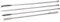 4Pcs Laboratory Spatula Set 304 Stainless Steel Micro Spoon for Mixing with Storage Bag