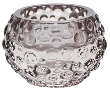 netproshop 2in1 Wende Kerzenhalter aus Glas für Tafelkerzen und Teelicht ca. 6,5 x 6,5 x H4,5 cm, Farbe:London