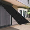 Filet d'ombrage 1 x 1 m Anti 98% UV Protection Jardin Pergola Voile Solaire avec 4 Morceaux de Corde pour Jardin Piscine Patio Camping, Noir