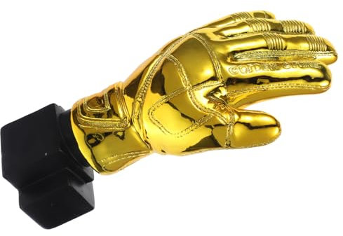 MUELODSIC Premio Portiere Guanto Dorato in Resina con Base per Scuola Asilo Ufficio, Riconoscimenti Vincitori per Ragazzo Ragazza e Adulti Come Ricompensa Sportiva