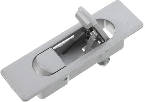 STOBOK Runde Elektrische Türschloss für Schränke Einfach zu Bedienender Druckknopf Langlebig für Schaltkästen und Möbel Ersatzschloss für Elektrische Anlagen