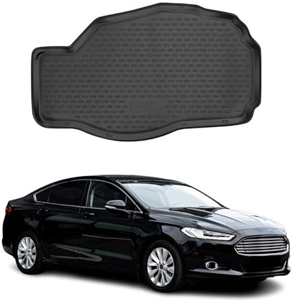 OMAC Kofferraummatte Kofferraumwanne kompatibel mit Ford Mondeo mk5 Limo 2014-2022 Gummi TPE