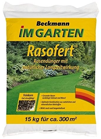 Abono para césped (raso Envía organisch. min.15 kg para aprox. 300 M²