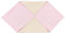 KraftKids Decke für Babyschale in weiße Punkte auf Rosa, 75 x 75 cm große Baby-Decke, flauschig warme Fleece-Decke