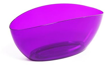 Lamela Dekoschale Luna oval aus Kunststoff, Farbe:Violett transparent