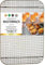 MASTERRACK 100 % 304 Edelstahl-Kühlrost und Drahtgitter für Duttpfanne, echtes robustes Material, 1,5 kg zum Kochen, Braten, Trocknen, kommerzielle Qualität, gesundes Material, entspricht der FDA