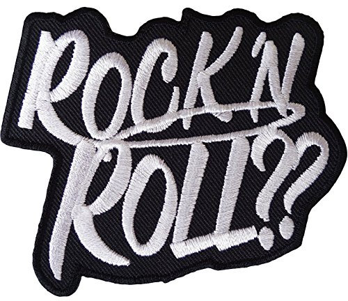 Rock N Roll Patch Iron Sew On Jeans T Shirt Bag Clothes Music Embroidered Badge