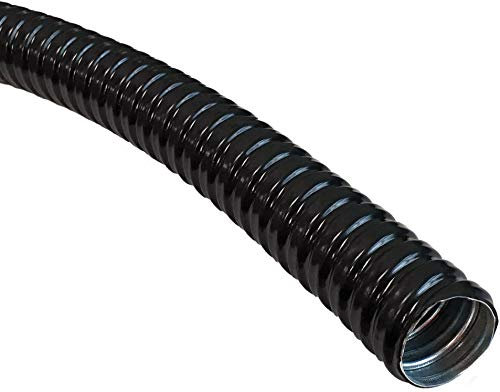 Electriduct 3/4 PVC Coated Liquid-Tight Galvanized Steel Flexible Metal Conduit - 10 Feet
