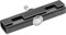 Gittermattenverbinder Set U-Form 50 Stück, Farbe Anthrazit RAL 7016, Zaunzubehör, Doppelstabmattenverbinder, Eckverbinder, Mattenverbinder, Doppelstabmatten-Verbinder