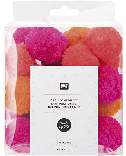 Rico Design 3180778 Textildeko-Set, Textil, Neon Mix, Breit