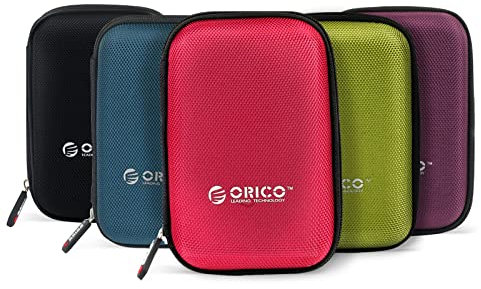 ORICO Custodia Hard Disk Externo Disco Protettiva per Rigido 2,5 Pollici - HDD Hard Disk Externo Portatile Western Digital WD Seagate Toshiba Samsung Maxtor (5 Colori Installare)